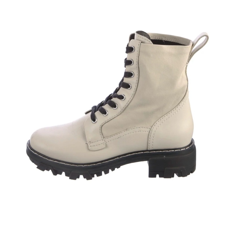 Rag & bone 7.5 white combat moto boots